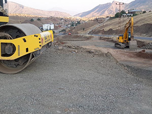 Çift Şeritli Yolun Yapımına Başlandı