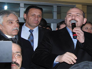 İçişleri Bakanı Sayın Süleyman  Soylu  Derecik'i Ziyaret Etti.