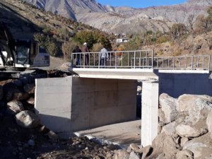 Kırca küme evlerine yeni köprü yapımı